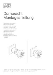 Dornbracht 28518979-00 Instructions De Montage