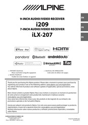 Alpine iLX-207 Mode D'emploi