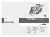 Bosch GHO 40-82 C PROFESSIONAL Notice Originale