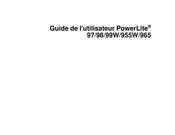 Epson PowerLite 99W Guide De L'utilisateur