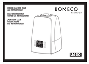 Boneco U650 Instructions D'utilisation