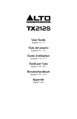 Alto Professional TX212S Guide D'utilisation