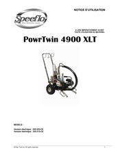 Speeflo PowrTwin 4900 XLT 335-325-CE Notice D'utilisation