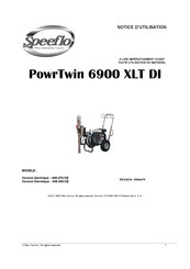 Speeflo PowrTwin 6900 XLT DI Notice D'utilisation