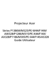 Acer AW328 Série Guide Utilisateur