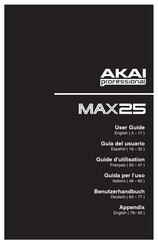 Akai Professional MAX25 Guide D'utilisation