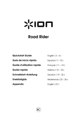 ION Road Rider Guide D'utilisation Rapide