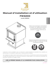 Century Heating FW3200 Manuel D'installation Et D'utilisation