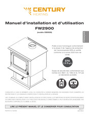 Century Heating CB00026 Manuel D'installation Et D'utilisation