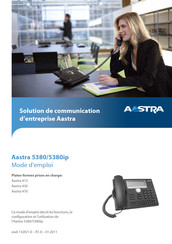 Aastra 5380ip Mode D'emploi