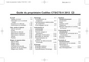 Cadillac CTS 2012 Guide Du Propriétaire