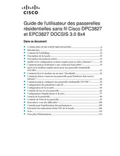 Cisco EPC3827 DOCSIS Guide De L'utilisateur