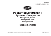 Hach 58700-06 Mode D'emploi