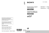 Sony Alpha SLT-A57Y Mode D'emploi