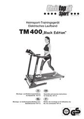 Christopeit Sport TM400 Black Edition Notice De Montage Et D'utilisation