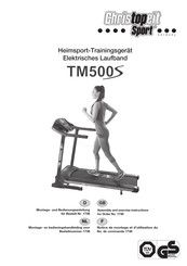 Christopeit Sport TM 500S Notice De Montage Et D'utilisation