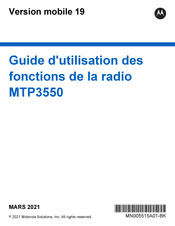 Motorola MTP3550 Guide D'utilisation