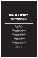 M-Audio Oxygen25 Manuel D'utilisation