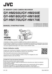 JVC GY-HM250E Manuel D'instructions