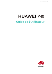 Huawei P40 Guide De L'utilisateur