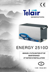 Telair ENERGY 2510D Manuel D'utilisation Et De Maintenance