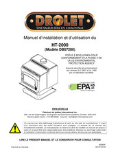 Drolet DB07200 Manuel D'installation Et D'utilisation