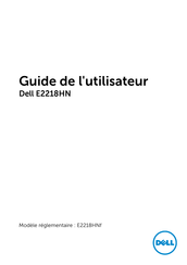 Dell E2218HNf Guide De L'utilisateur