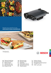 Bosch TFB443 Série Mode D'emploi