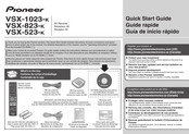 Pioneer VSX-823-k Guide Rapide