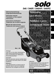 Solo 546 Instructions D'utilisation