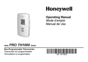 Honeywell PRO TH1000 Série Mode D'emploi