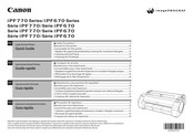 Canon imagePROGRAF iPF770 Guide Rapide