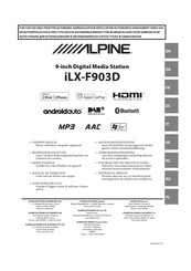 Alpine iLX-F903D Mode D'emploi