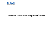 Epson BrightLink 536Wi Guide De L'utilisateur