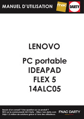 Lenovo IdeaPad 5 15ITL05 Da-82FG Guide D'utilisation