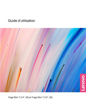 Lenovo Yoga Slim 7 14ITL05 Guide D'utilisation