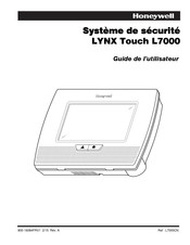 Honeywell LYNX Touch L7000 Guide De L'utilisateur