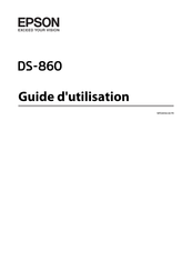 Epson DS-860 Guide D'utilisation