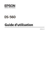 Epson DS-560 Guide D'utilisation