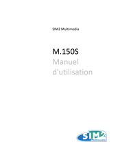 Sim2 Multimedia M.150S Manuel D'utilisation