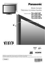 Panasonic Viera TX-L32C10P Mode D'emploi