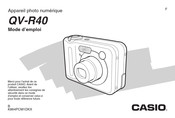 Casio QV-R40 Mode D'emploi