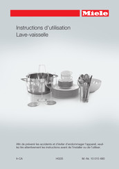 Miele G 4975 Instructions D'utilisation