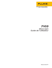 Fluke 7103 Guide De L'utilisateur