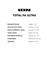 ION Total PA Ultra Guide D'utilisation Rapide