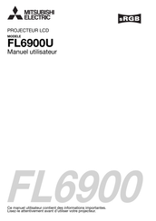 Mitsubishi Electric FL6900U Manuel Utilisateur