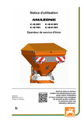 Amazone E+S H 751 Notice D'utilisation
