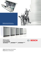 Bosch SHVM4A Série Notice D'utilisation