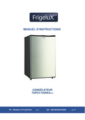 Frigelux TOPCV135NXA++ Manuel D'instructions