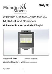 Mendip Stoves M00531 00-00-00-01 Guide D'utilisation Et Mode D'emploi